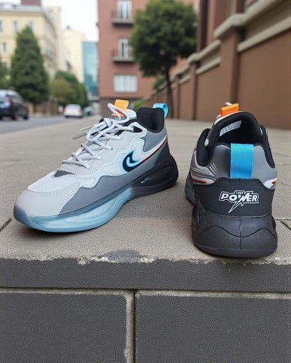 Fashion Sports Runner Shoes Grey Blue