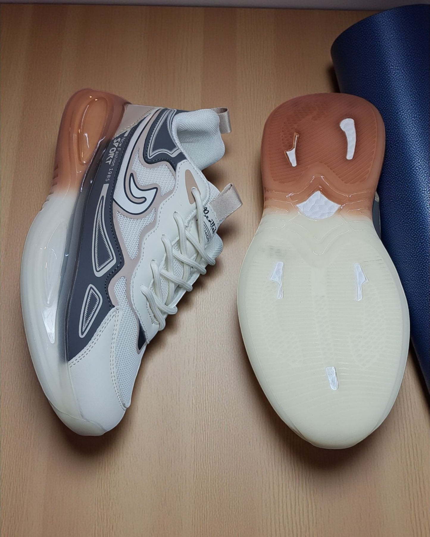 Fashion Sports Runner Shoes Beige