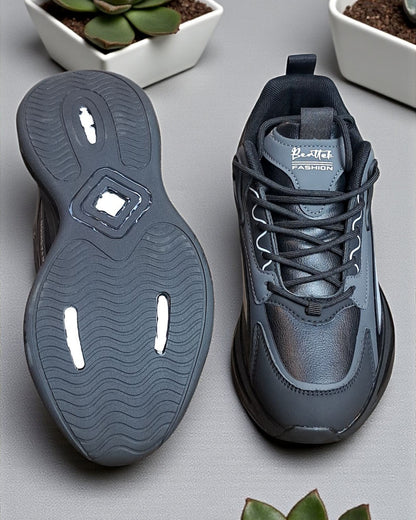 Fashion Action Sports Shoes Black White