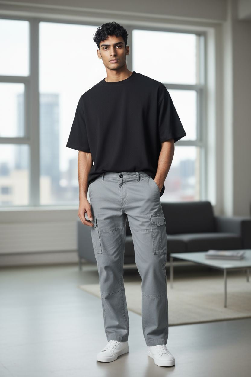 Superdry Comfort Fit Cargo Grey