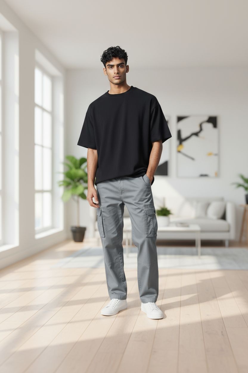 Superdry Comfort Fit Cargo Grey