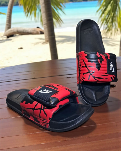 Nike Offcourt Sliders for Men Red Black