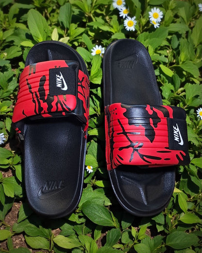 Nike Offcourt Sliders for Men Red Black