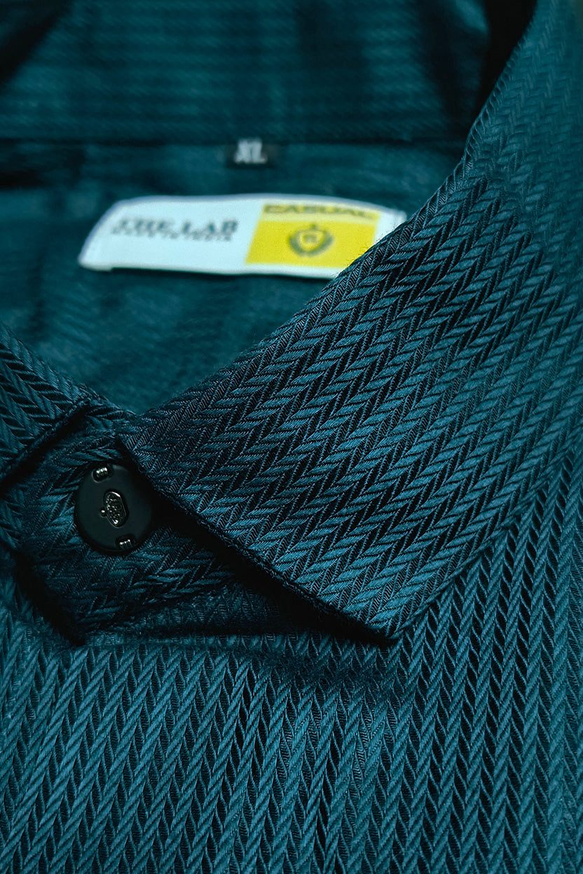 The Lab Partywear Shirt Midnight Green