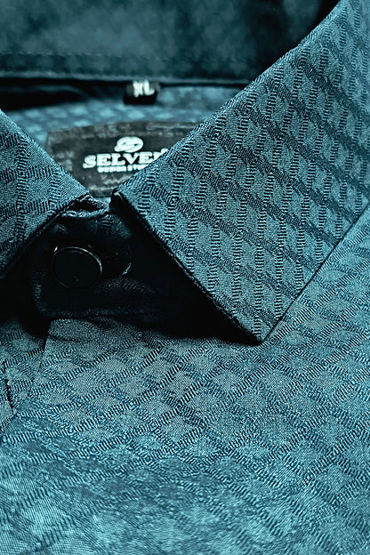 Selver Textured Shirt Blue
