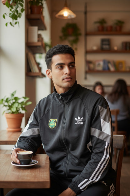 Adidas Jamaica Black Windcheater for Men
