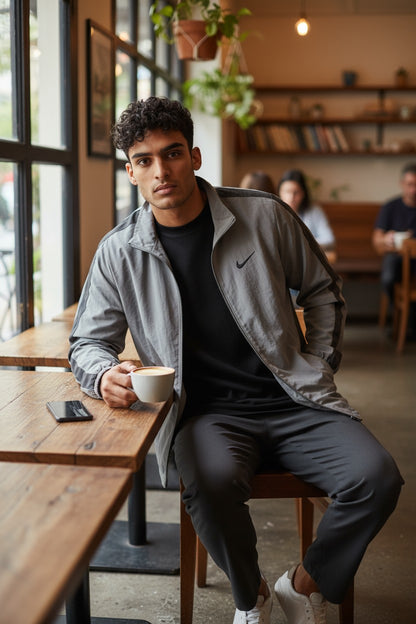 Nike Grey Windcheater for Men