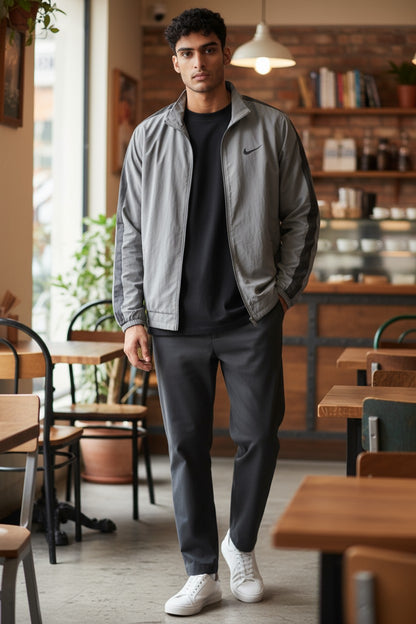 Nike Grey Windcheater for Men