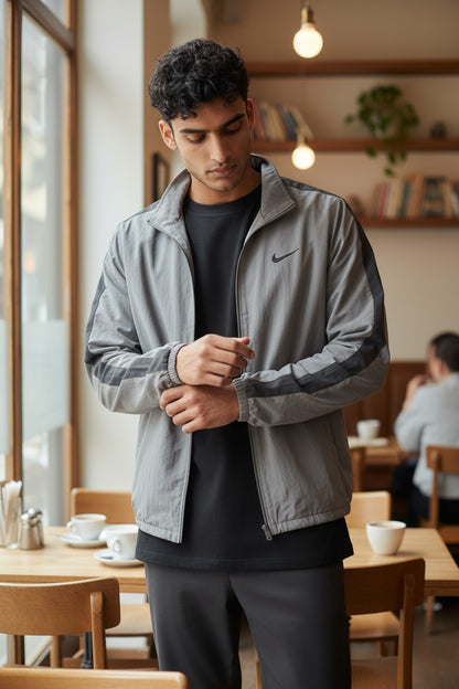 Nike Grey Windcheater for Men